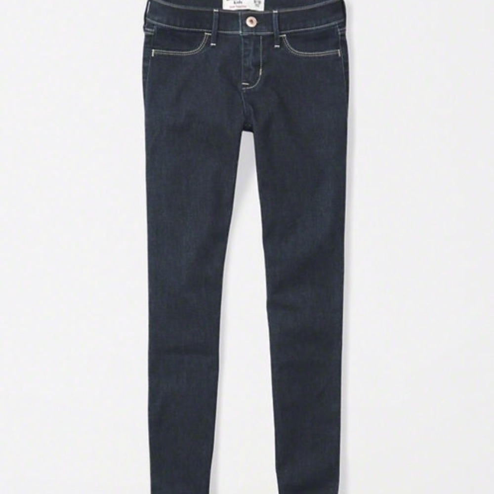 Abercrombie - Girls Dark Super Skinny Jeans